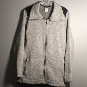 Helly Hansen jacket Womens size xl x-large grey mix greys non solid color